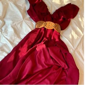 Medium red mini dress